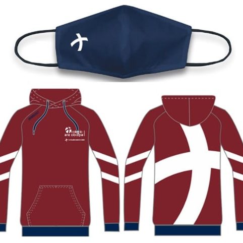 Sudadera y mascarilla